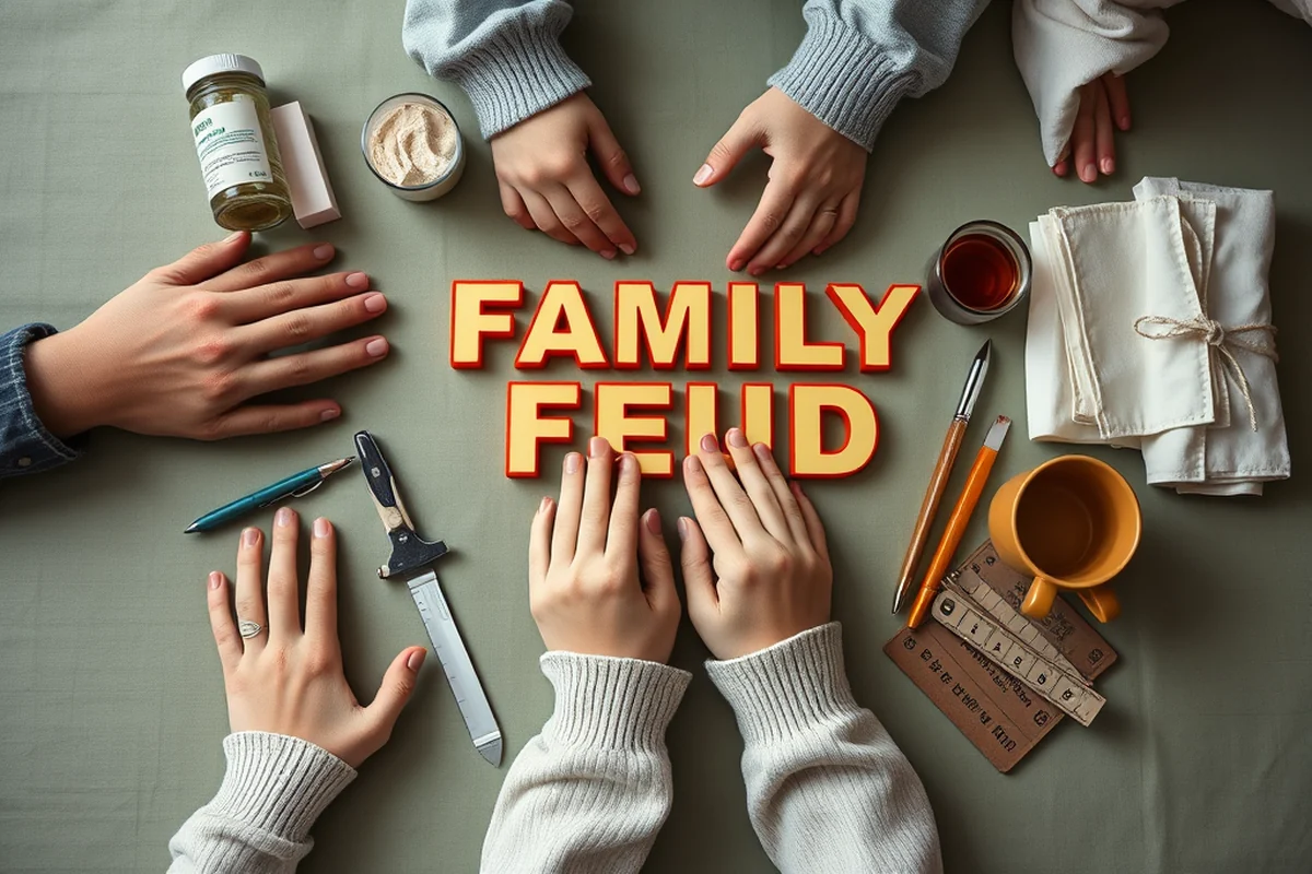 family feud game at home — Family Feud Game At Home (the finished result)