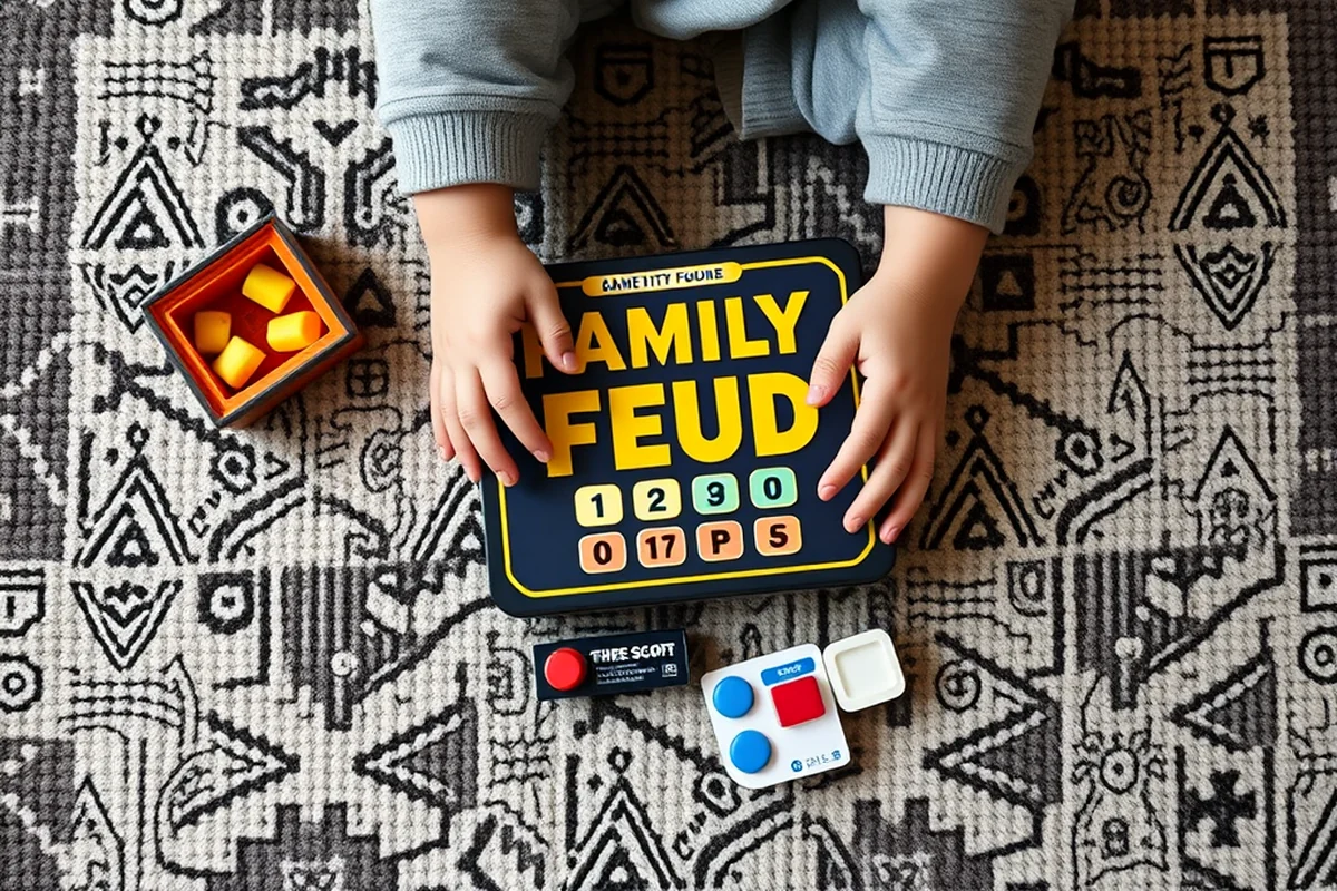 family feud game home edition — Family Feud Game Home Edition (the finished result)