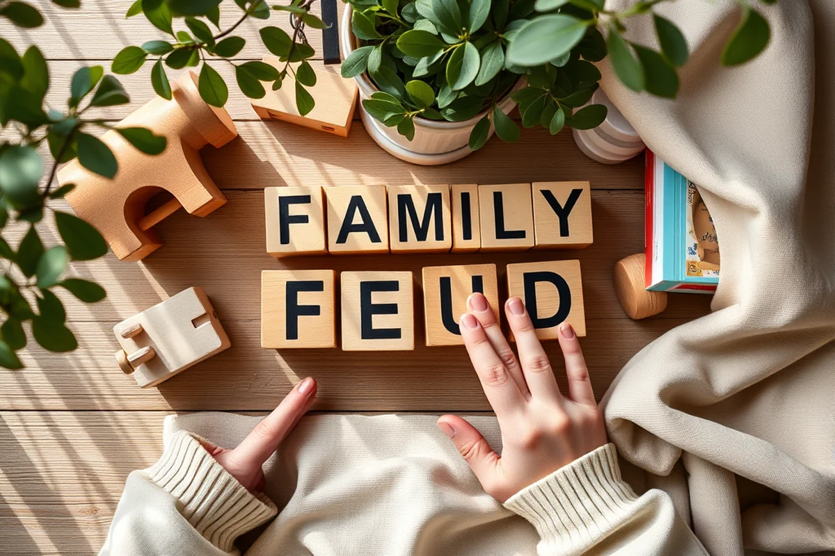 family feud printable logo — Family Feud Printable Logo (the finished result)