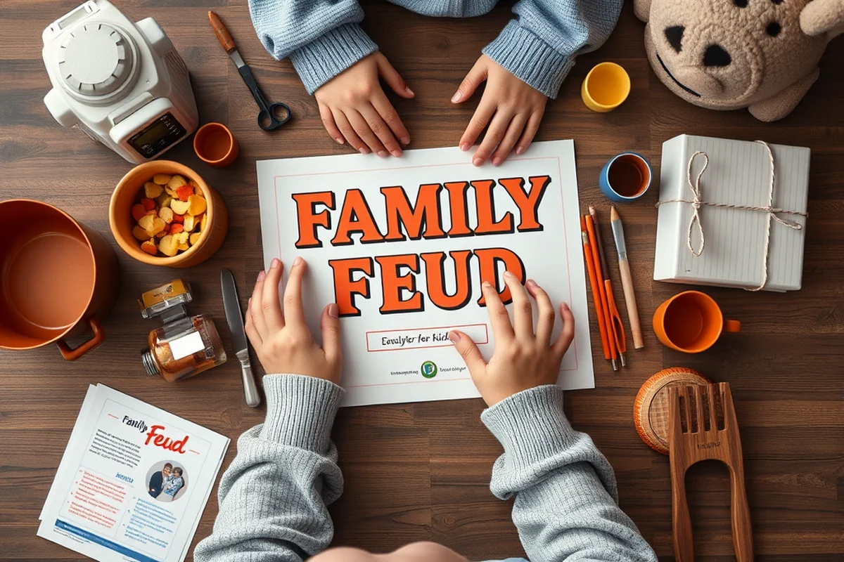 family feud for kids printable — Family Feud For Kids Printable (the finished result)
